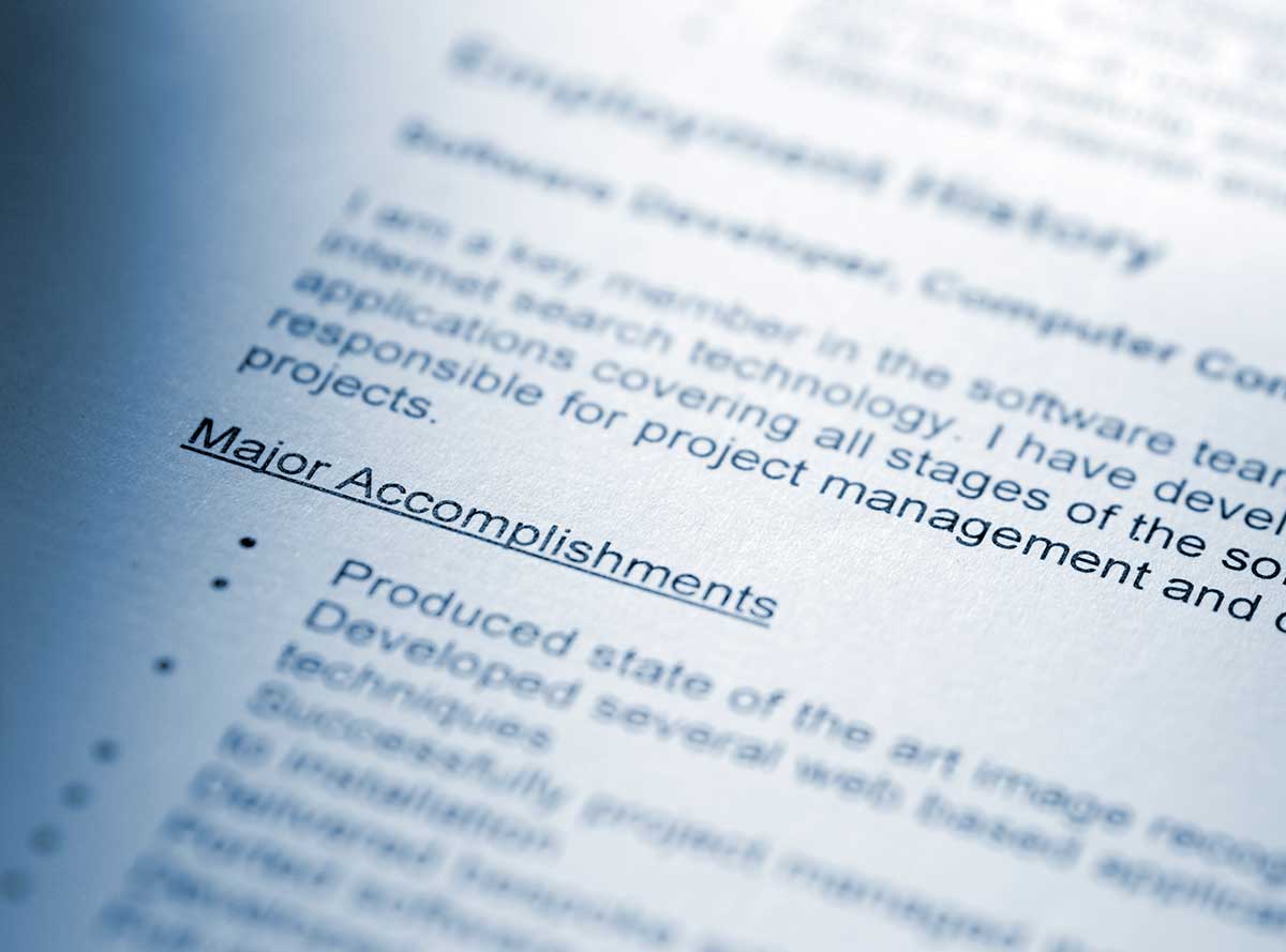 How to layout your CV